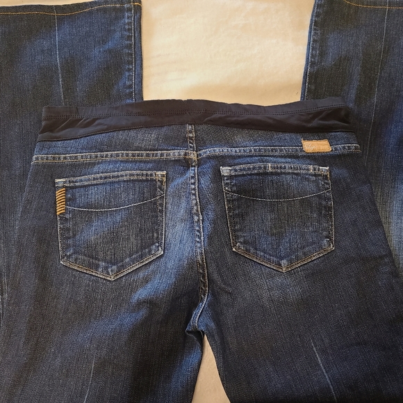 Paige bootleg maternity jeans 32w - Picture 2 of 3